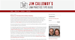 Desktop Screenshot of lawpracticetipsblog.com