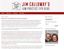 Tablet Screenshot of lawpracticetipsblog.com